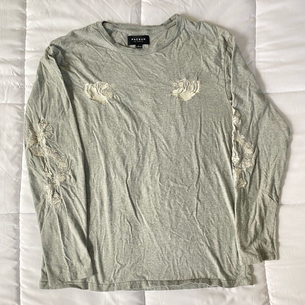 Pacsun embroidered long sleeve